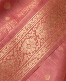 Pink soft silk saree