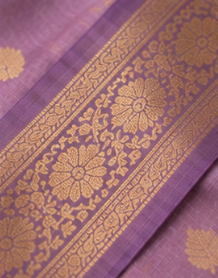 Purple soft silk saree